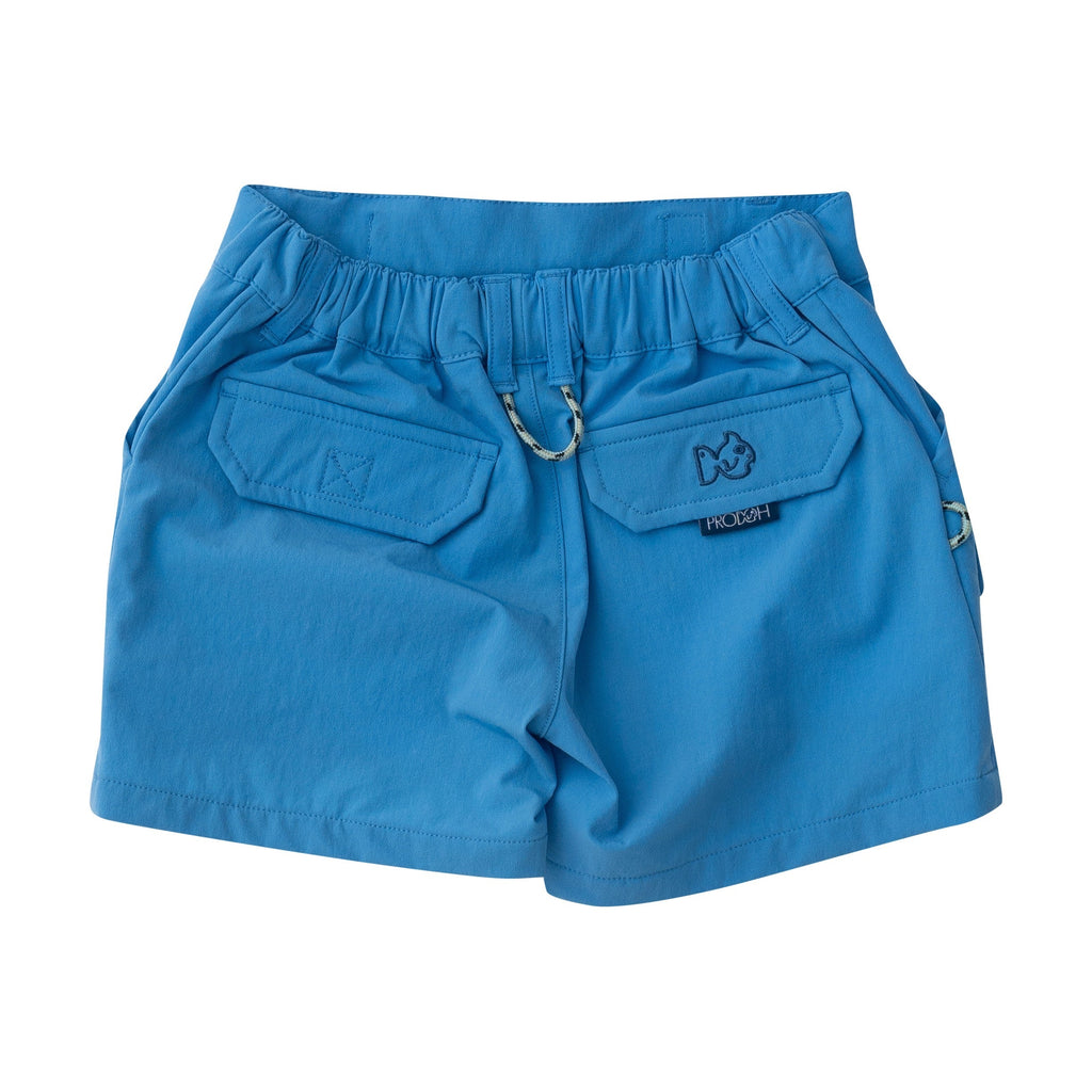 Short de performance côtier pour garçons, bleu marine