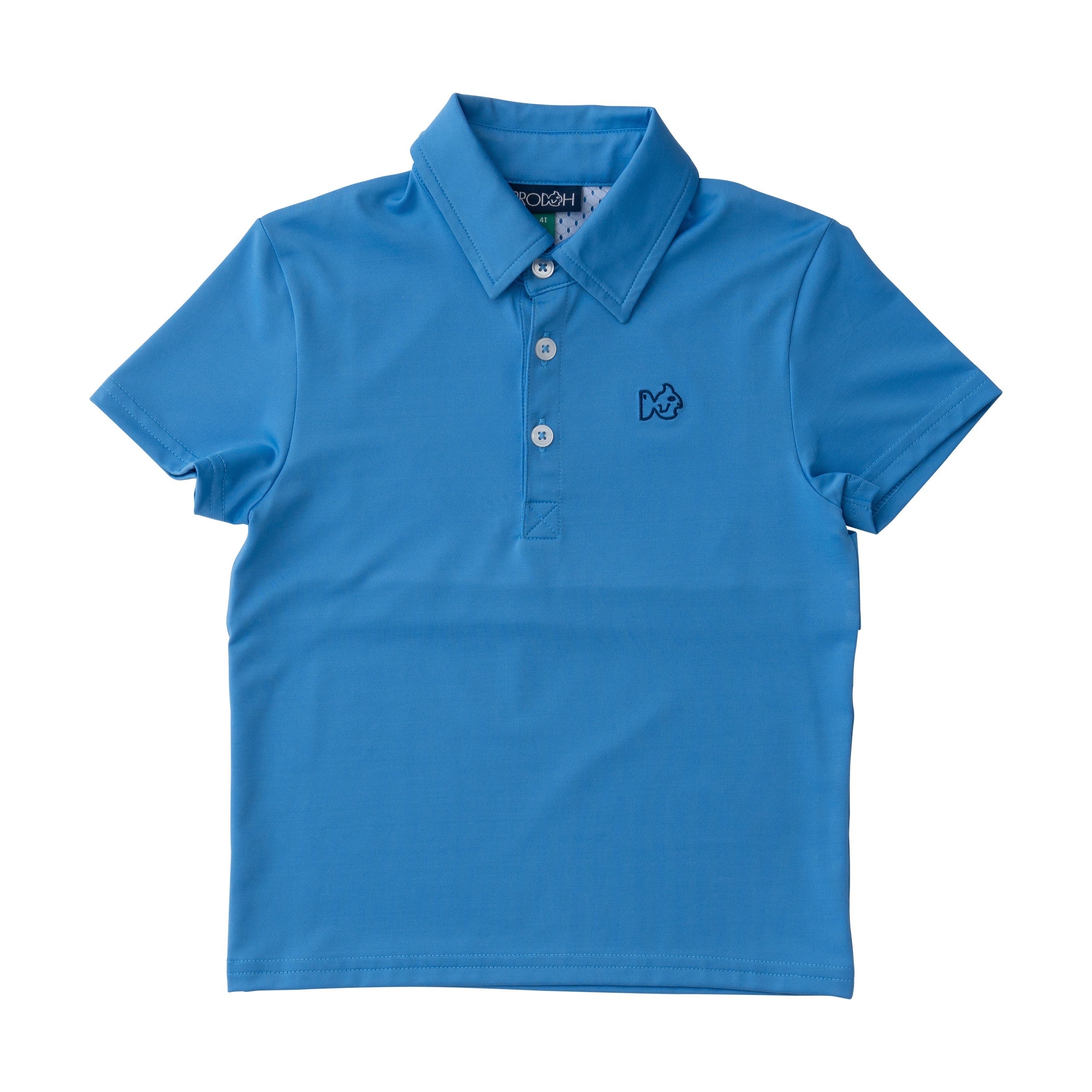 Polo de performance à manches courtes pour garçons - Bleu marine