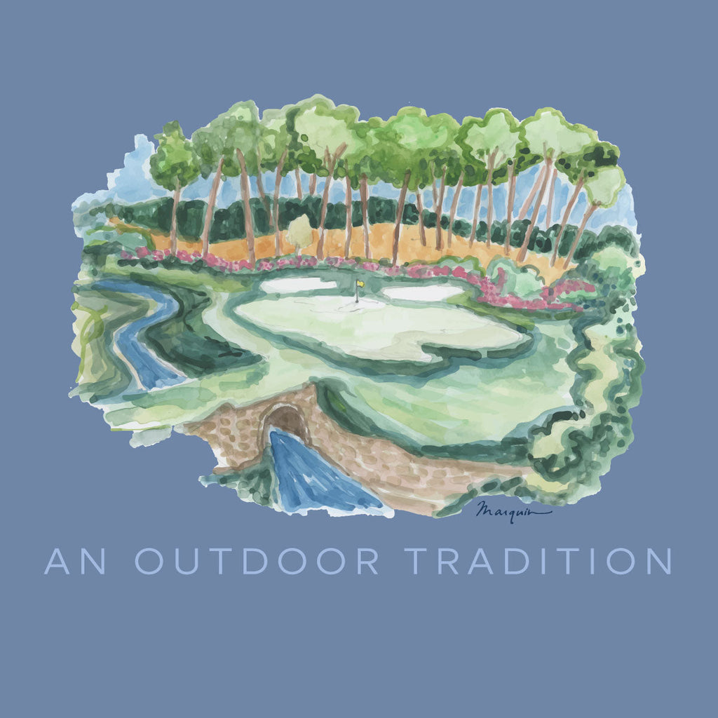 T-shirt enfant Pro Performance à manches courtes – Œuvre d'art Golf Course