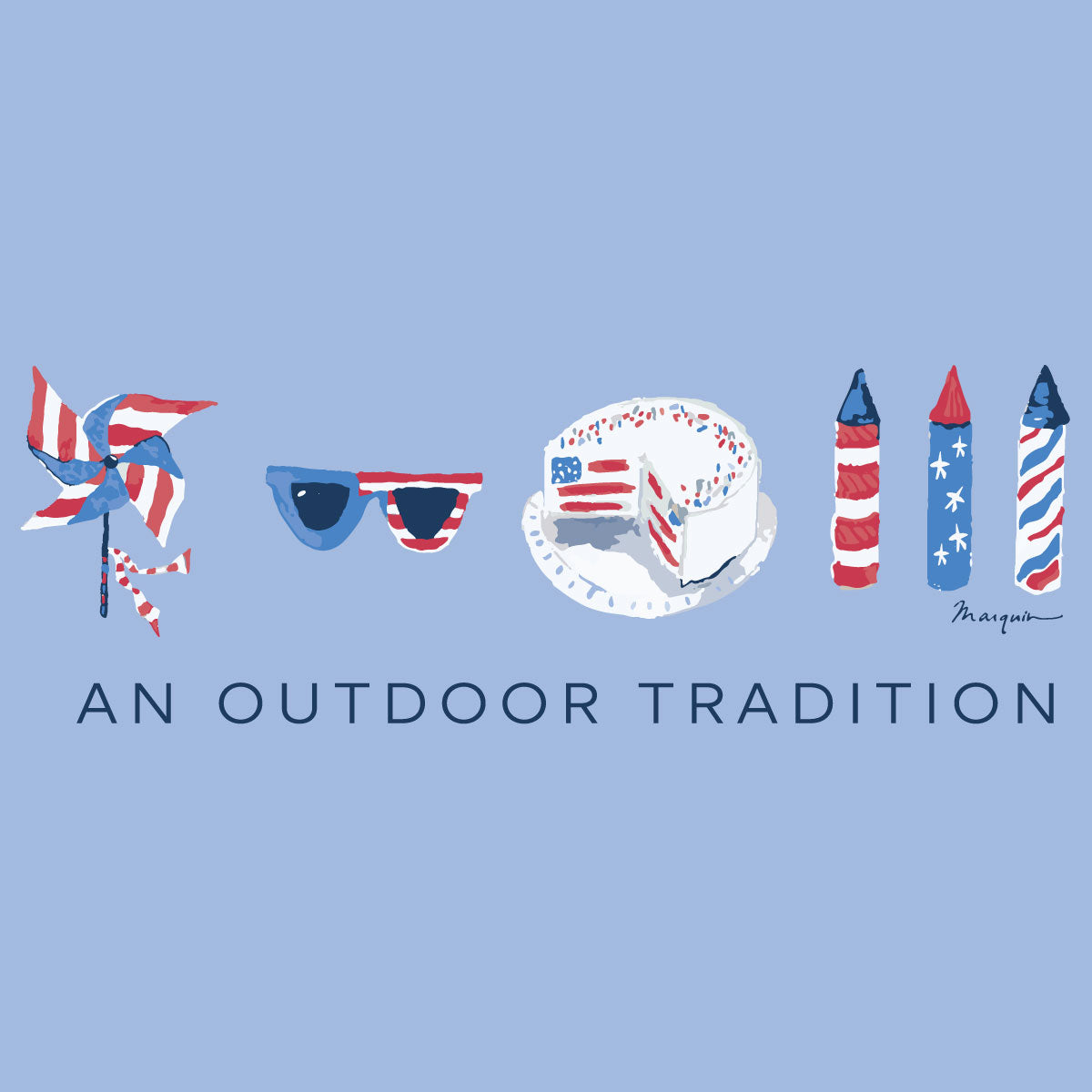 T-shirt à manches courtes Pro Performance pour enfants – Motifs emblématiques du 4 juillet américain