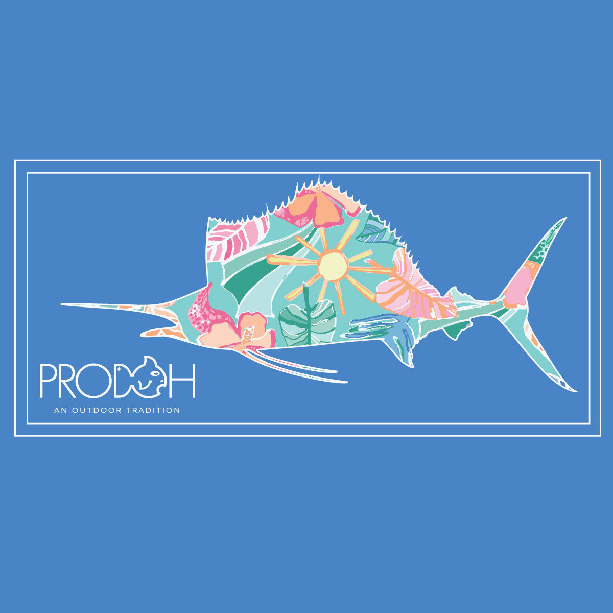 T-shirt à Capuche Enfant Pro Performance – Art Tropical Marlin