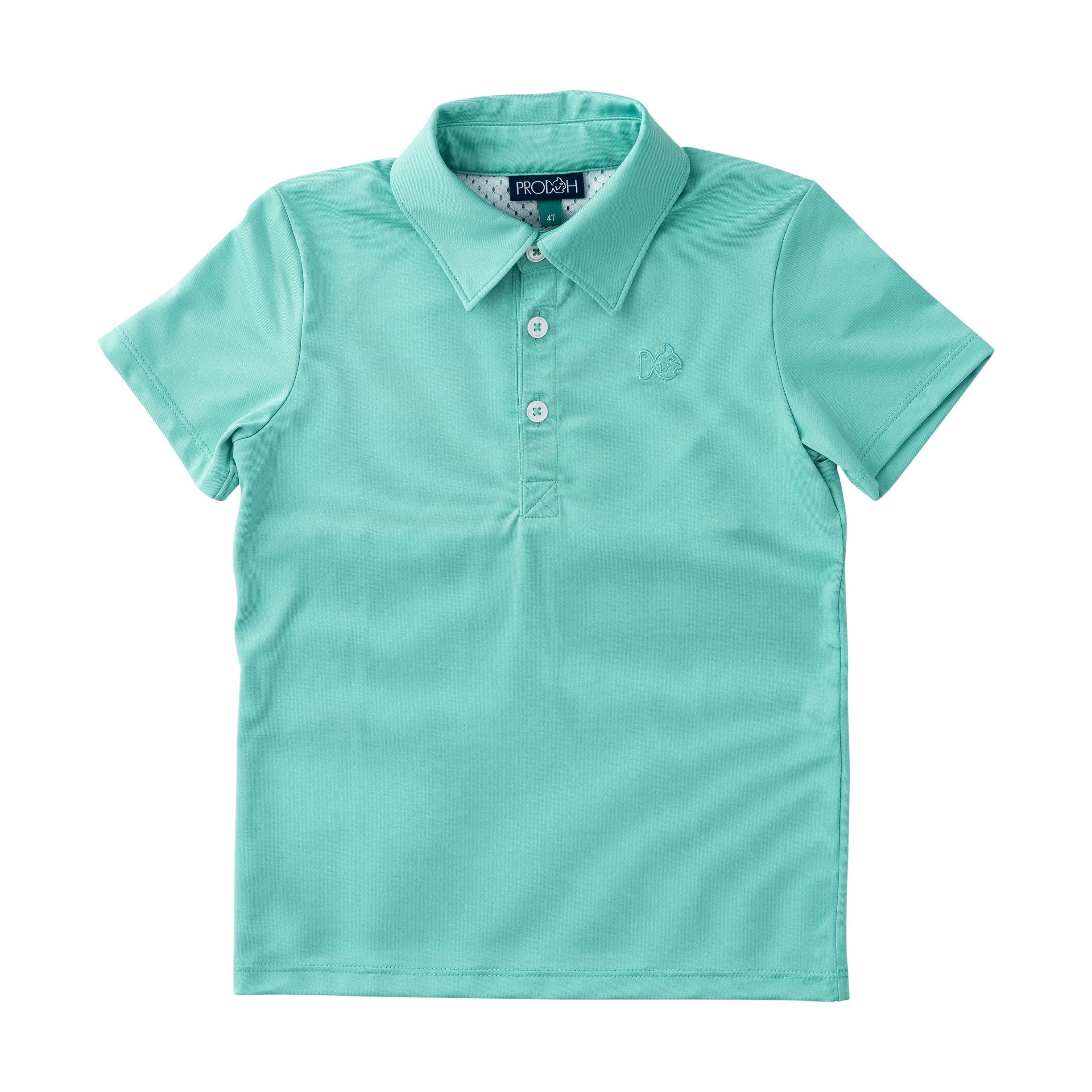 Polo Pro Performance à manches courtes pour garçons - Vert marine