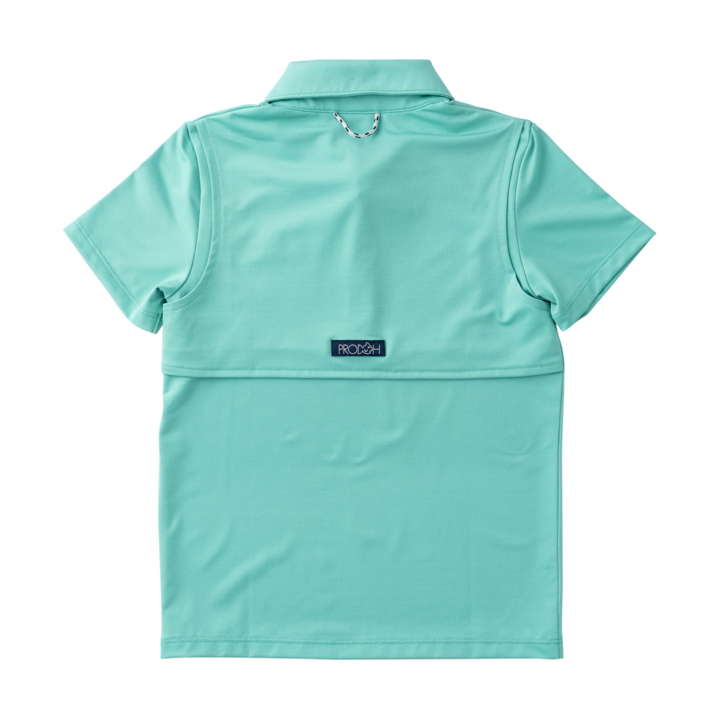 Polo Pro Performance à manches courtes pour garçons - Vert marine