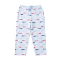Pantalon de survêtement garçon – Motif poisson rayé bleu Windsurfer