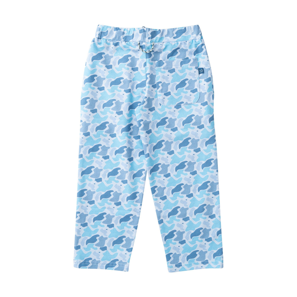 Pantalon décontracté garçon – Camouflage bleu Windsurfer