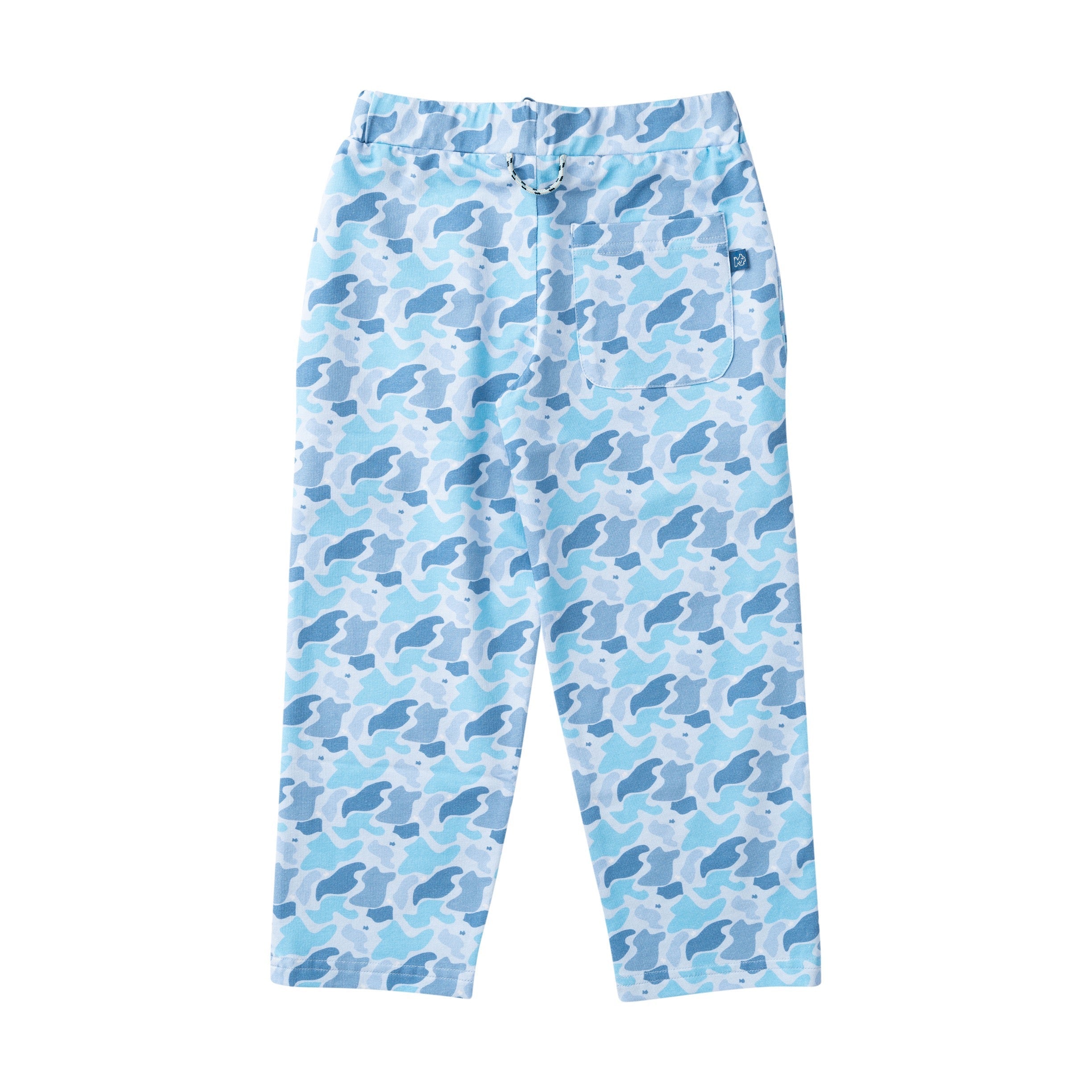 Pantalon décontracté garçon – Camouflage bleu Windsurfer