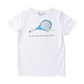 T-shirt de performance à manches courtes pour enfant – Motif raquette de tennis