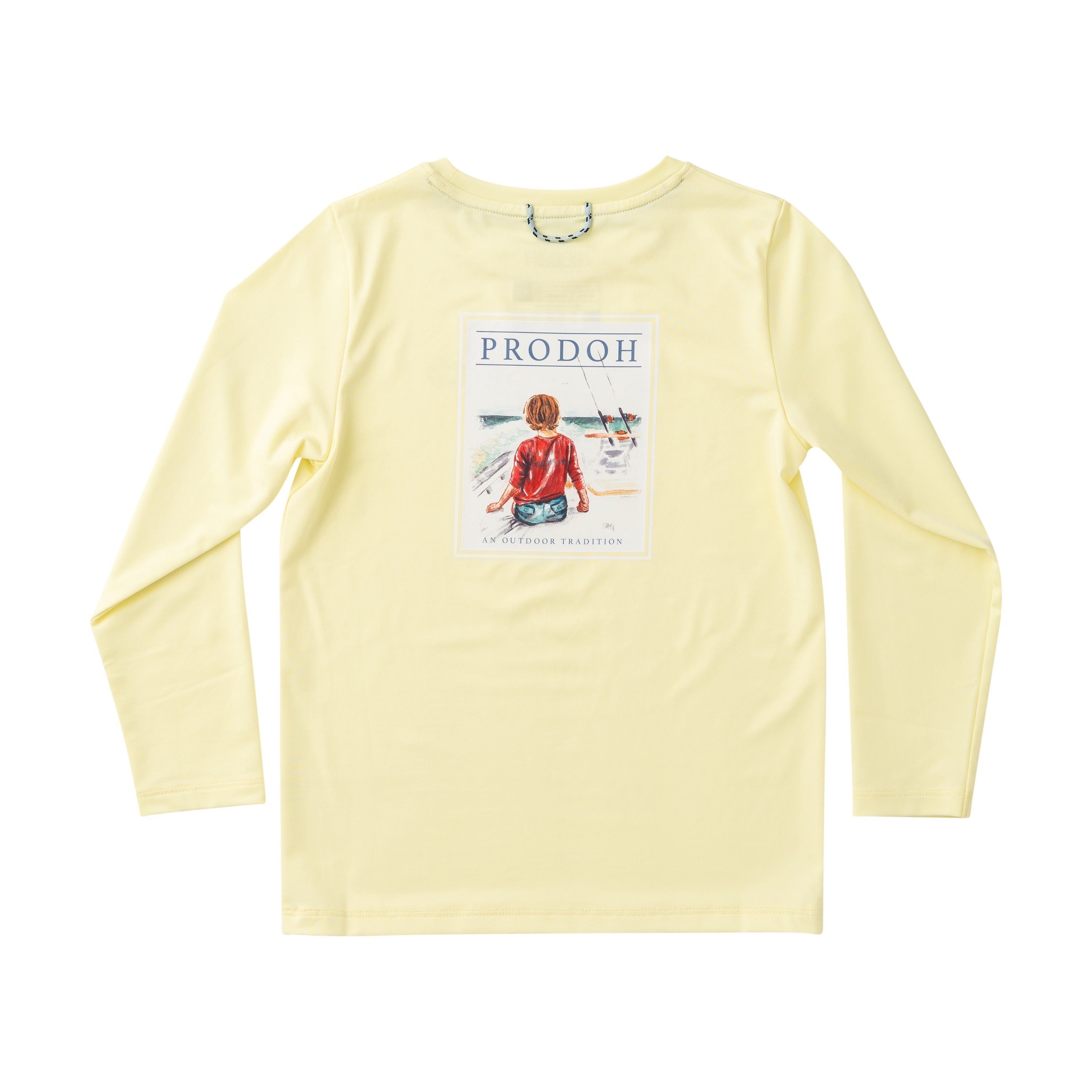 T-shirt à manches longues Kid's Pro Performance – motif de pêcheur