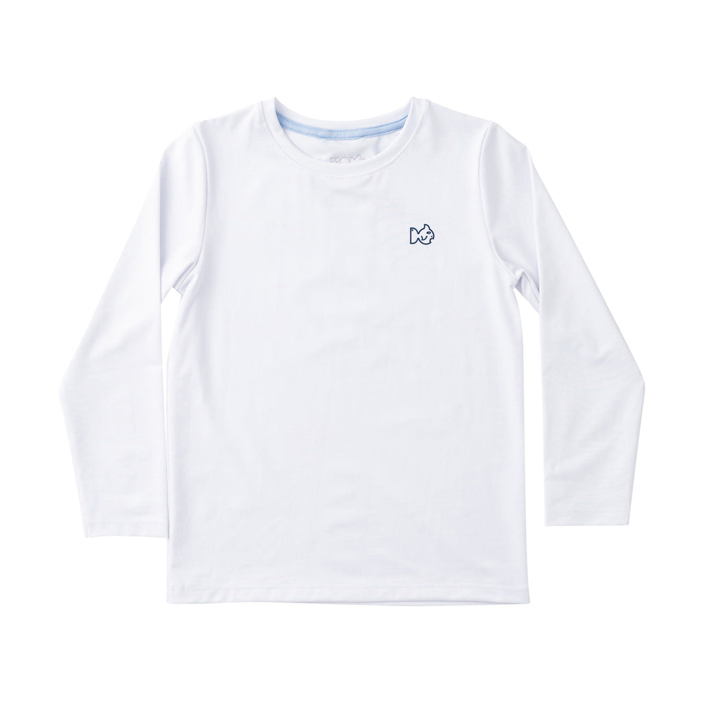 T-shirt à manches longues de performance Pro pour enfant – Dessin Bateau Ponton