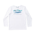 T-shirt à manches longues de performance Pro pour enfant – Dessin Bateau Ponton