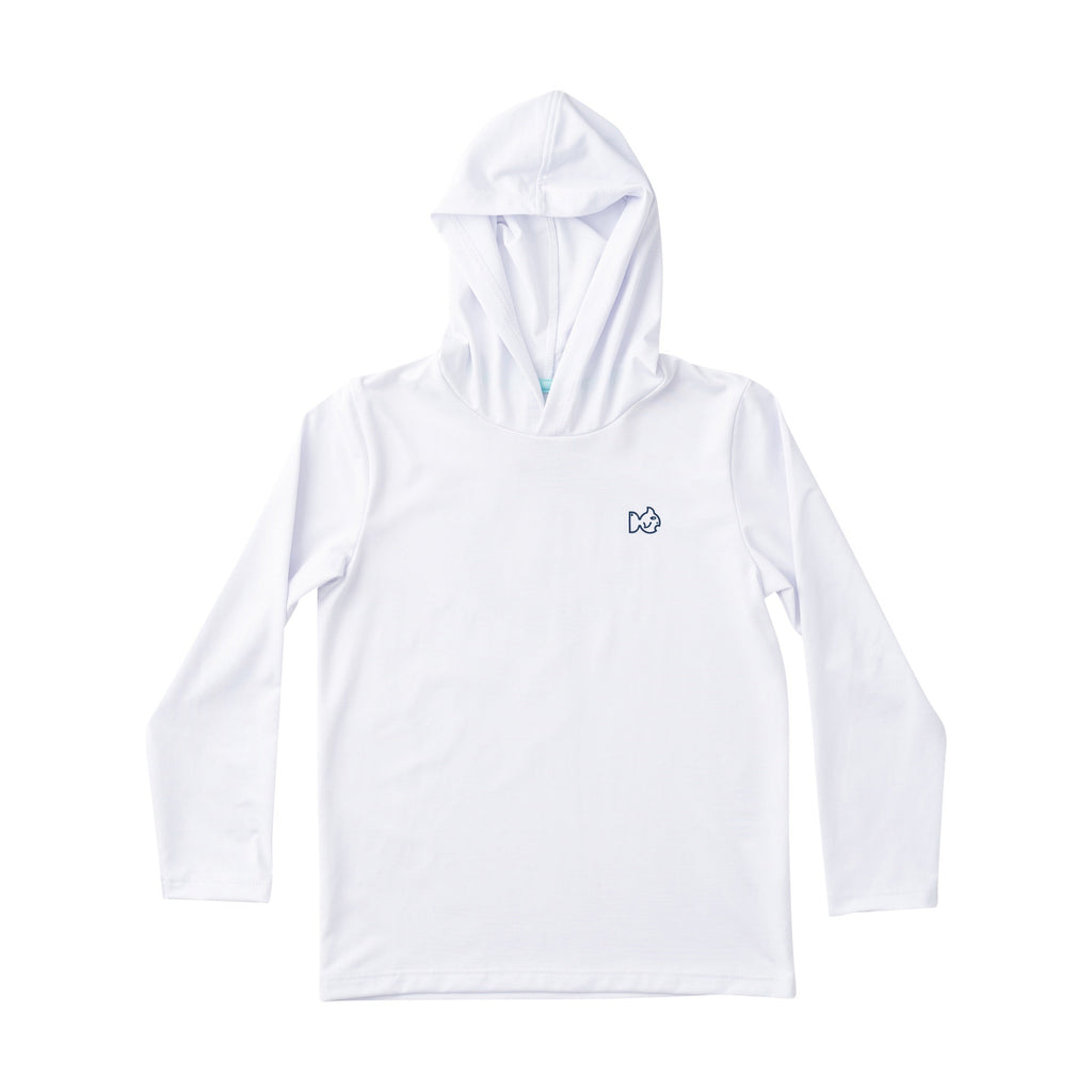 T-shirt à capuche de performance Kid's Pro – Motif de poisson « Offshore Circle »