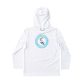 T-shirt à capuche de performance Kid's Pro – Motif de poisson « Offshore Circle »