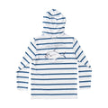 T-shirt à capuche haute performance pour enfant – Motif rayé African Pompano