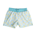Maillot de bain short de bain pour garçons imprimé rayures citron