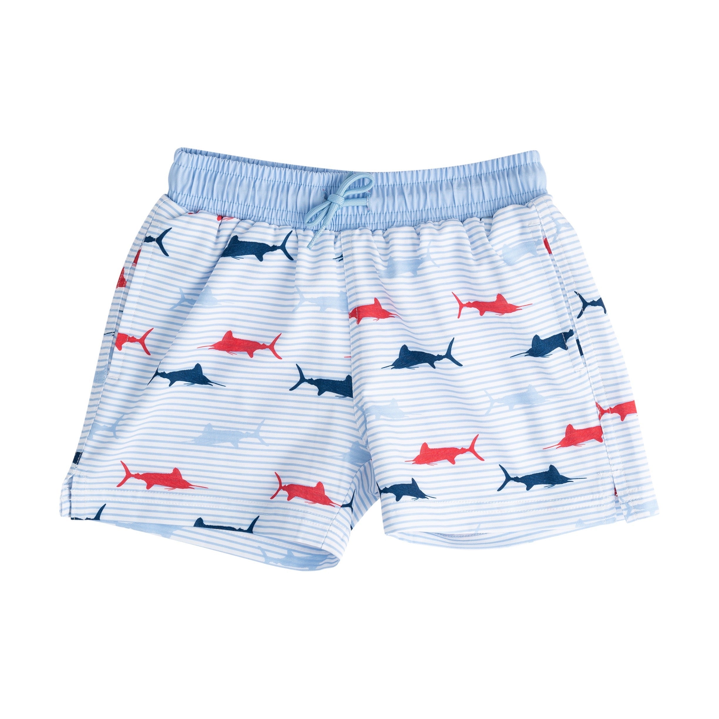 Maillot de bain garçon imprimé rayures espadon