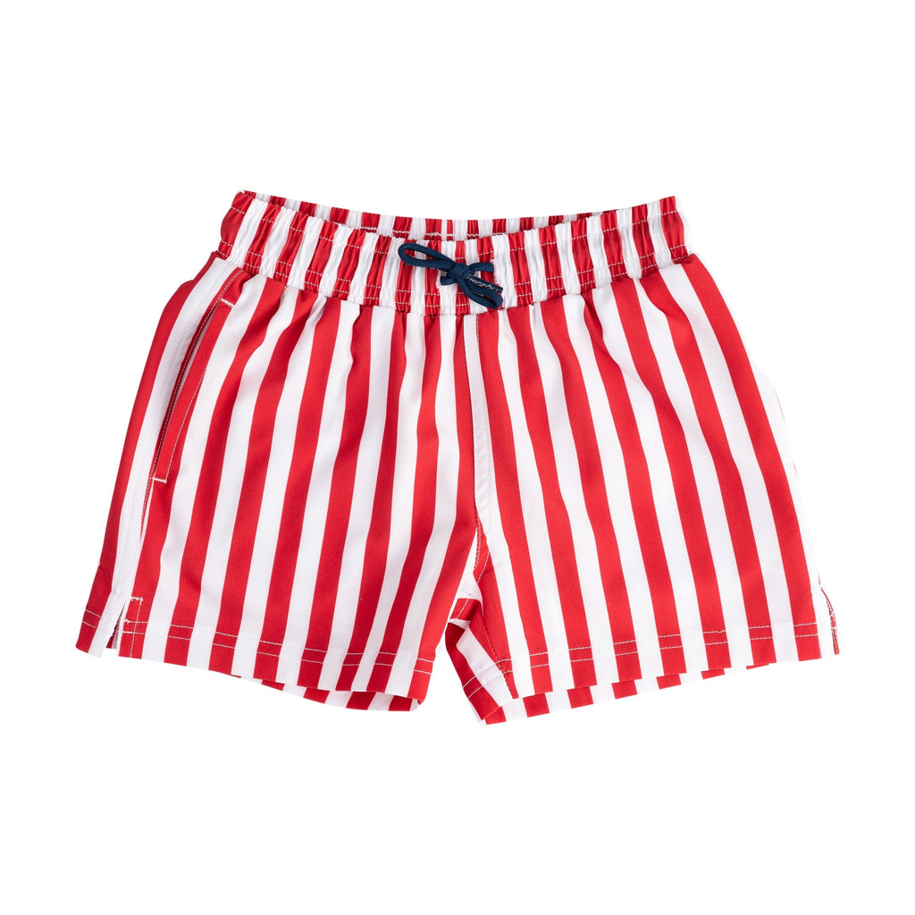 Maillot de bain pour garçons Boogie Board Rouge/blanc à rayures
