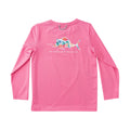 T-shirt à manches longues pour enfants Pro Performance – Motif marlin tropical