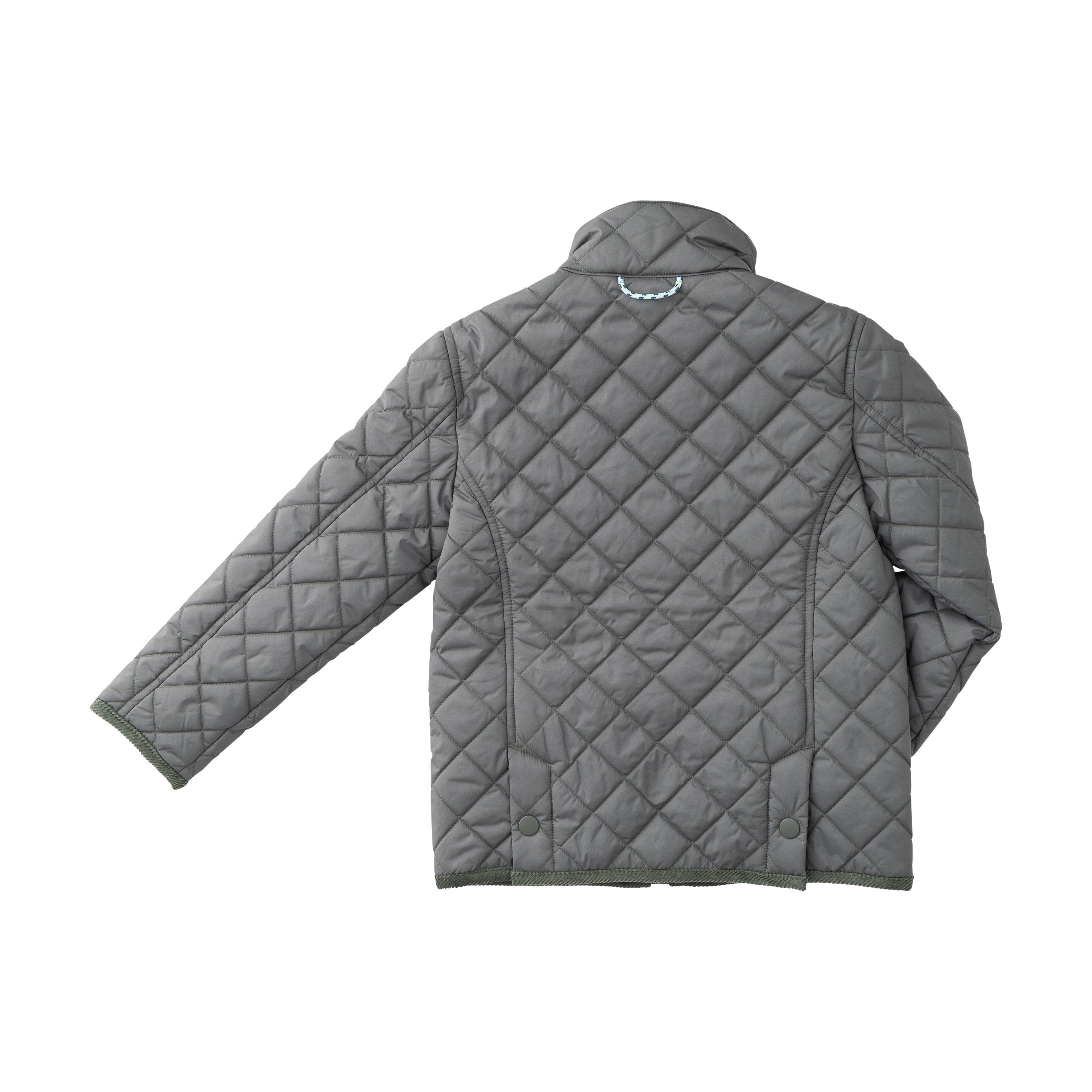 Veste matelassée pour enfant, couleur vert pêche à la mouche