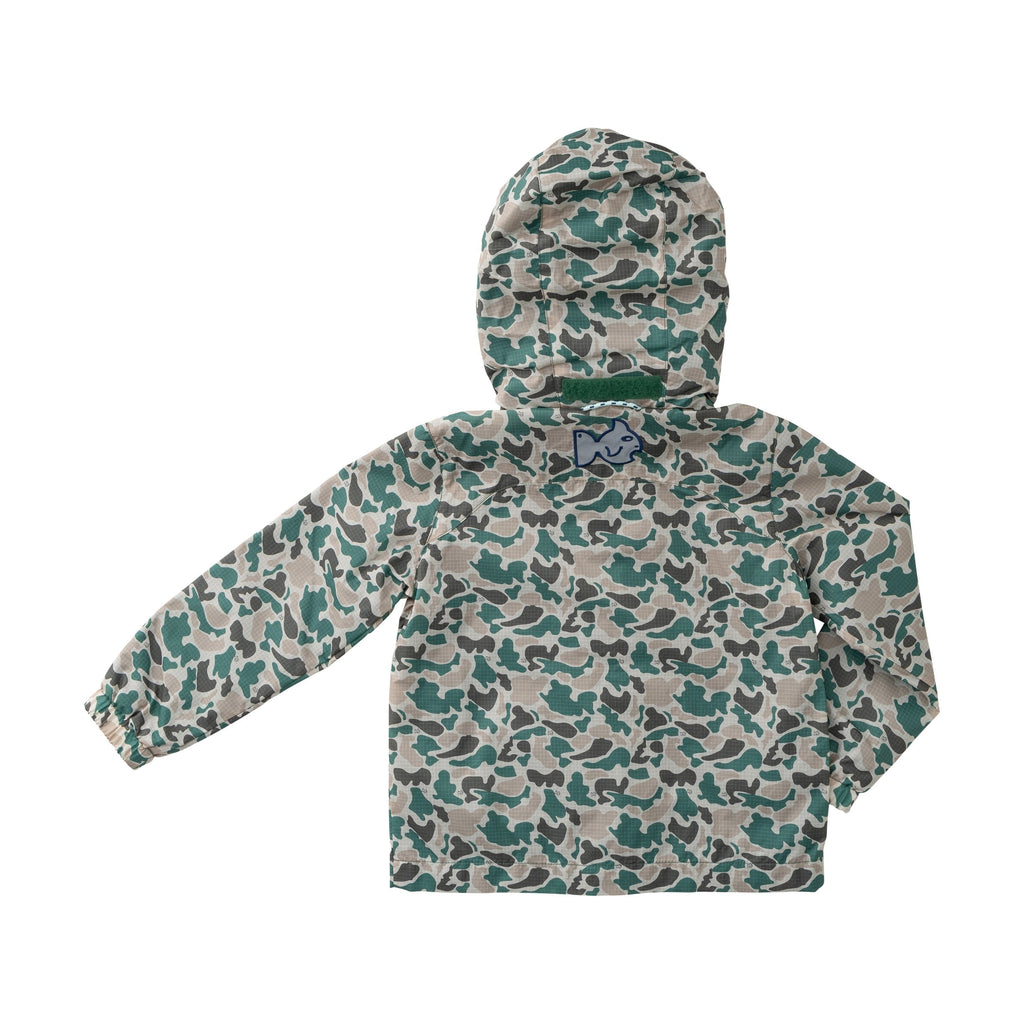 Veste de pluie réfléchissante pour garçons camouflage neutre