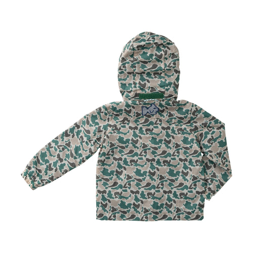 Veste de pluie réfléchissante pour garçons camouflage neutre