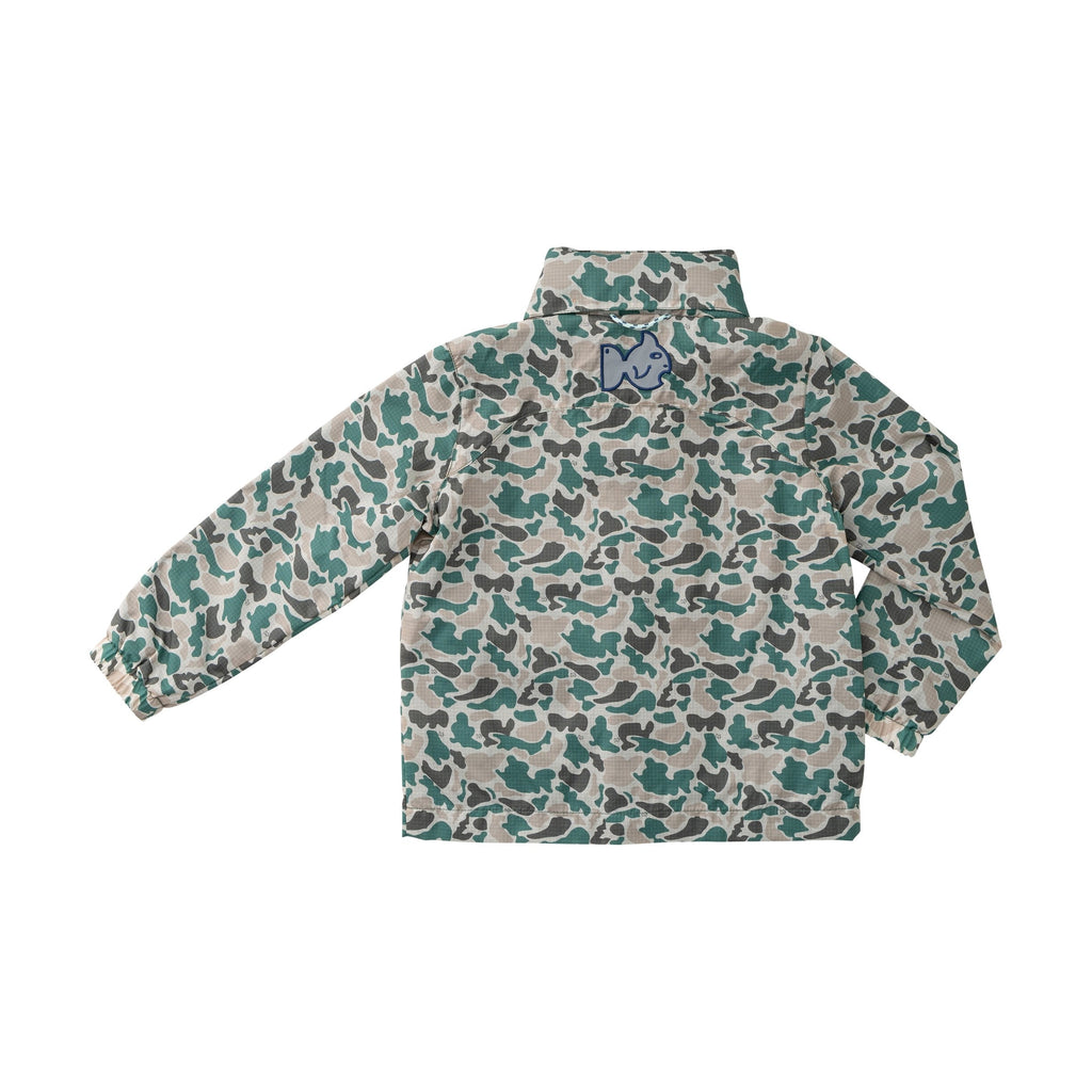 Veste de pluie réfléchissante pour garçons camouflage neutre