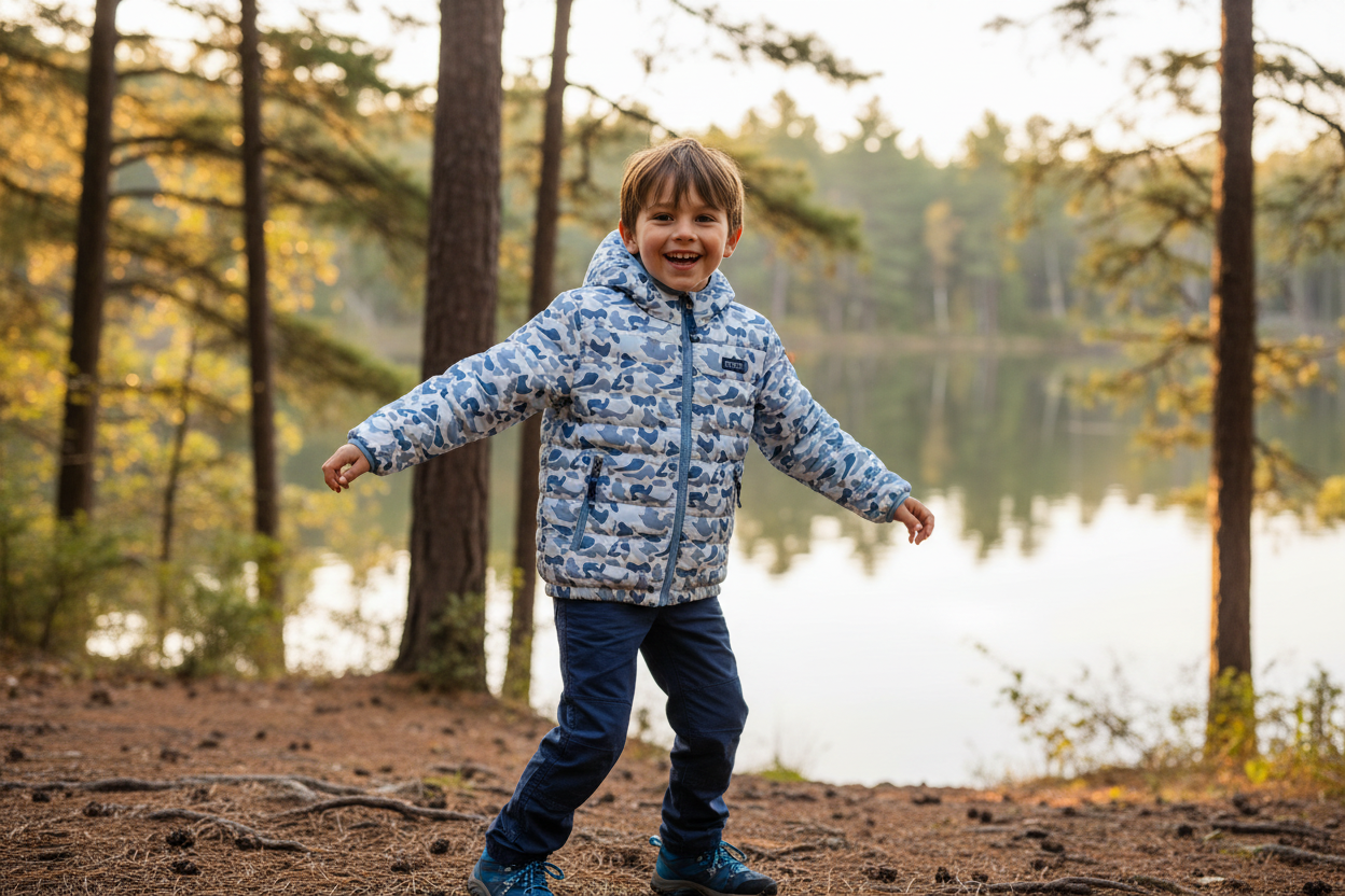 Boys Hooded Puffer Jacket Lifestyle